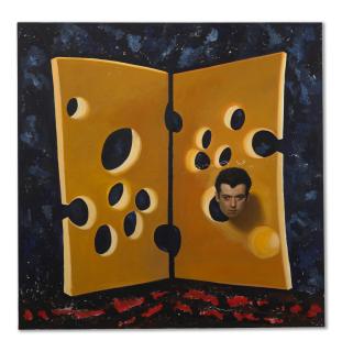 Werner Büttner - Der Blick durch den Käse (The View Through The Cheese)