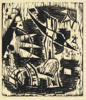 Werner Drewes - Composition I - Plant Forms (Rose and Pirog 87)