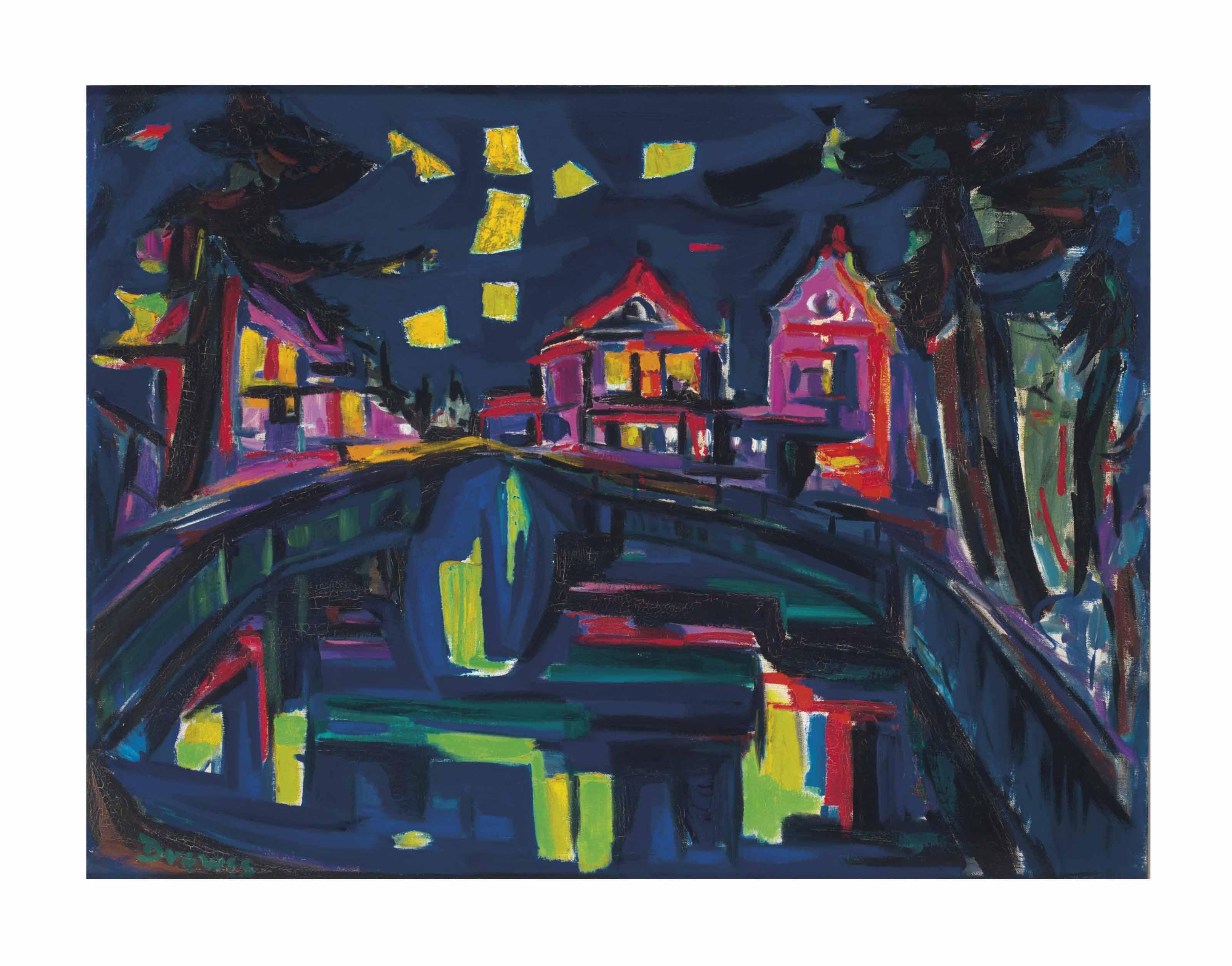 Werner Drewes - Night in Holland
