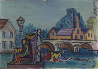 Werner Gilles - Kahnfahrt