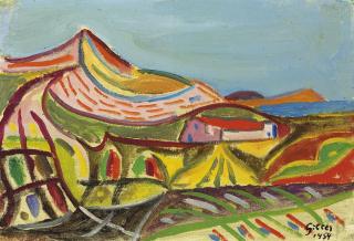 Werner Gilles - Landschaft auf Ischia