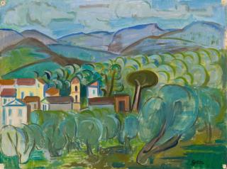 Werner Gilles - Landschaft bei Palinuro