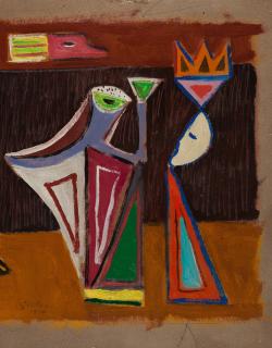 Werner Gilles - Ödipus und die Sphinx