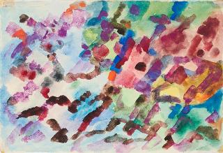 Werner Gilles - Pinsel-Übung VIII.