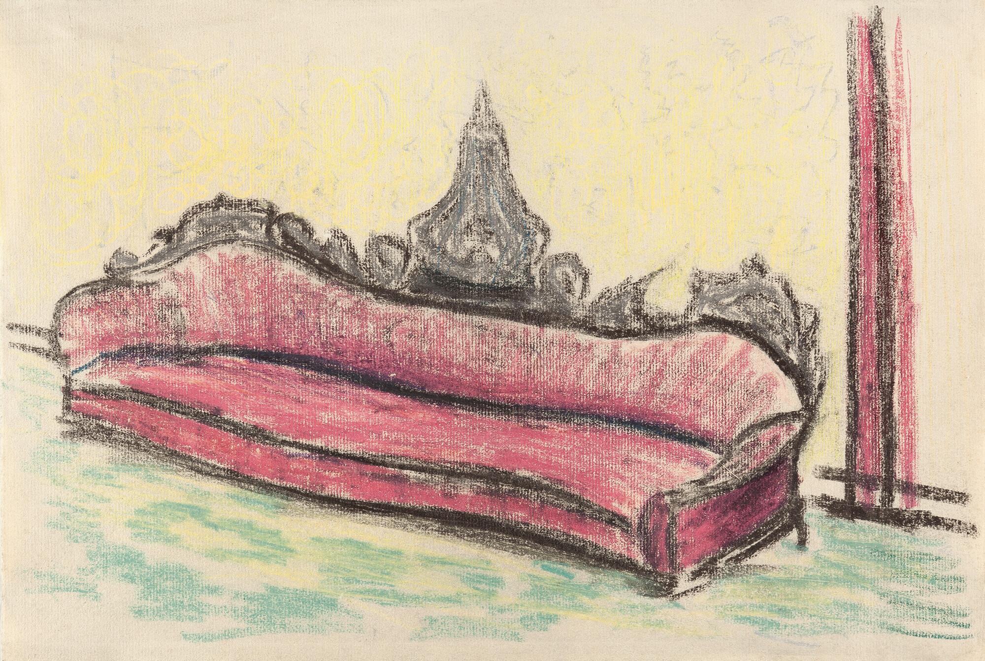 Werner Heldt - „Das rote Sofa“