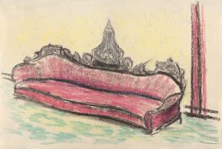 Werner Heldt - „Das rote Sofa“