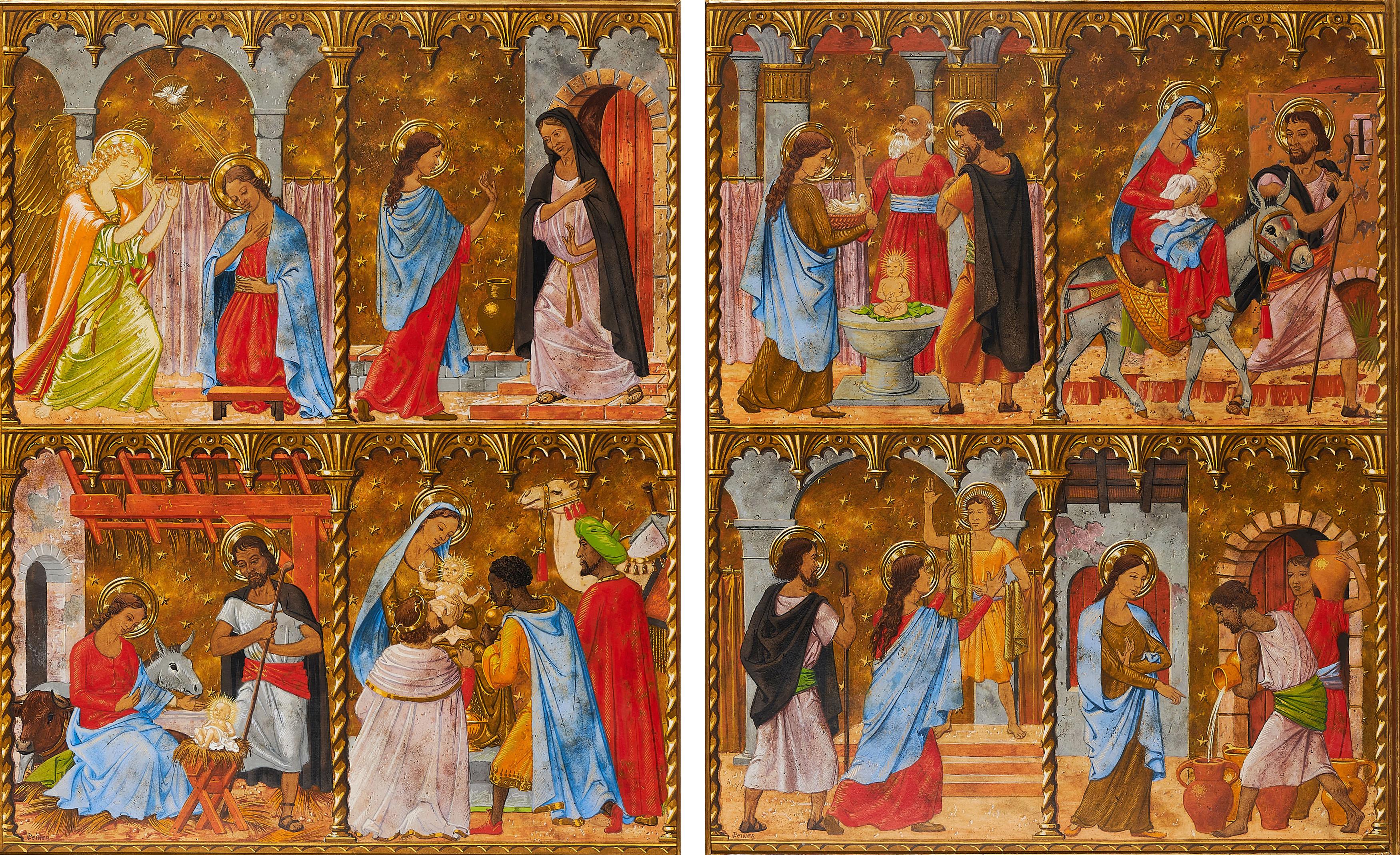 Werner Peiner - Christi Geburt.