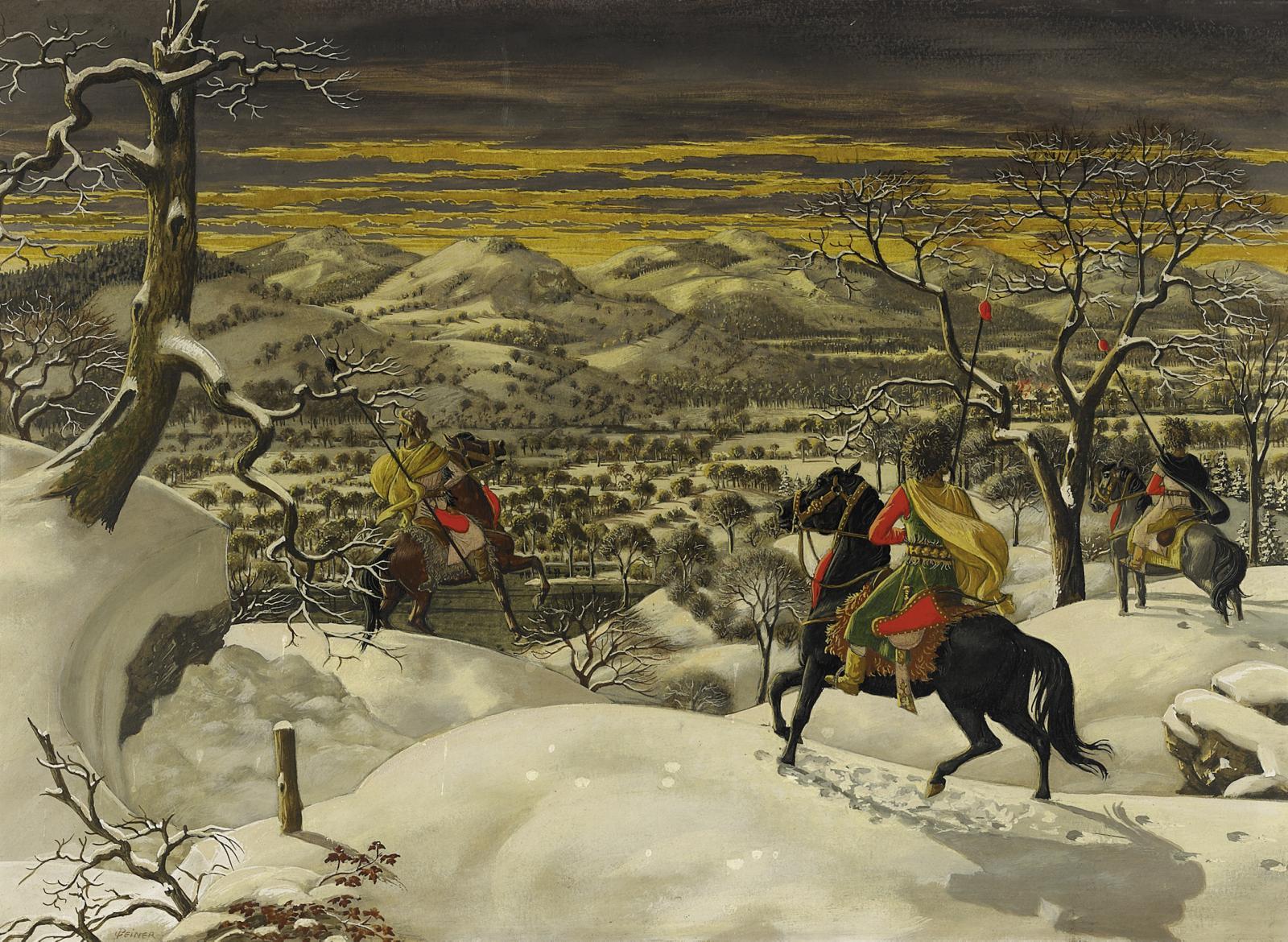 Werner Peiner - Hunneneinfall