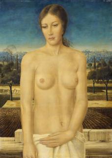 Werner Peiner - Stehender weiblicher Halbakt