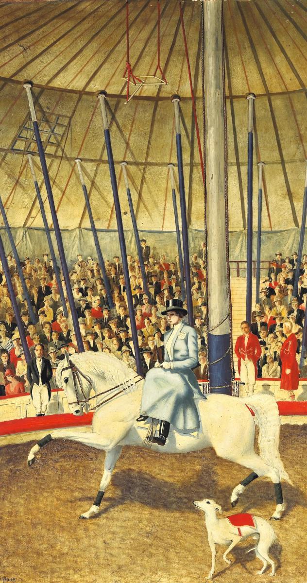 Werner Peiner - Zirkusreiterin.