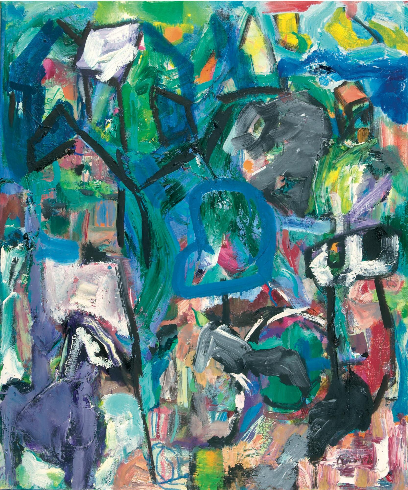 Werner Reinisch - Pferd in der Stadt.