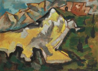 Werner Scholz - Ohne Titel (Landschaft).