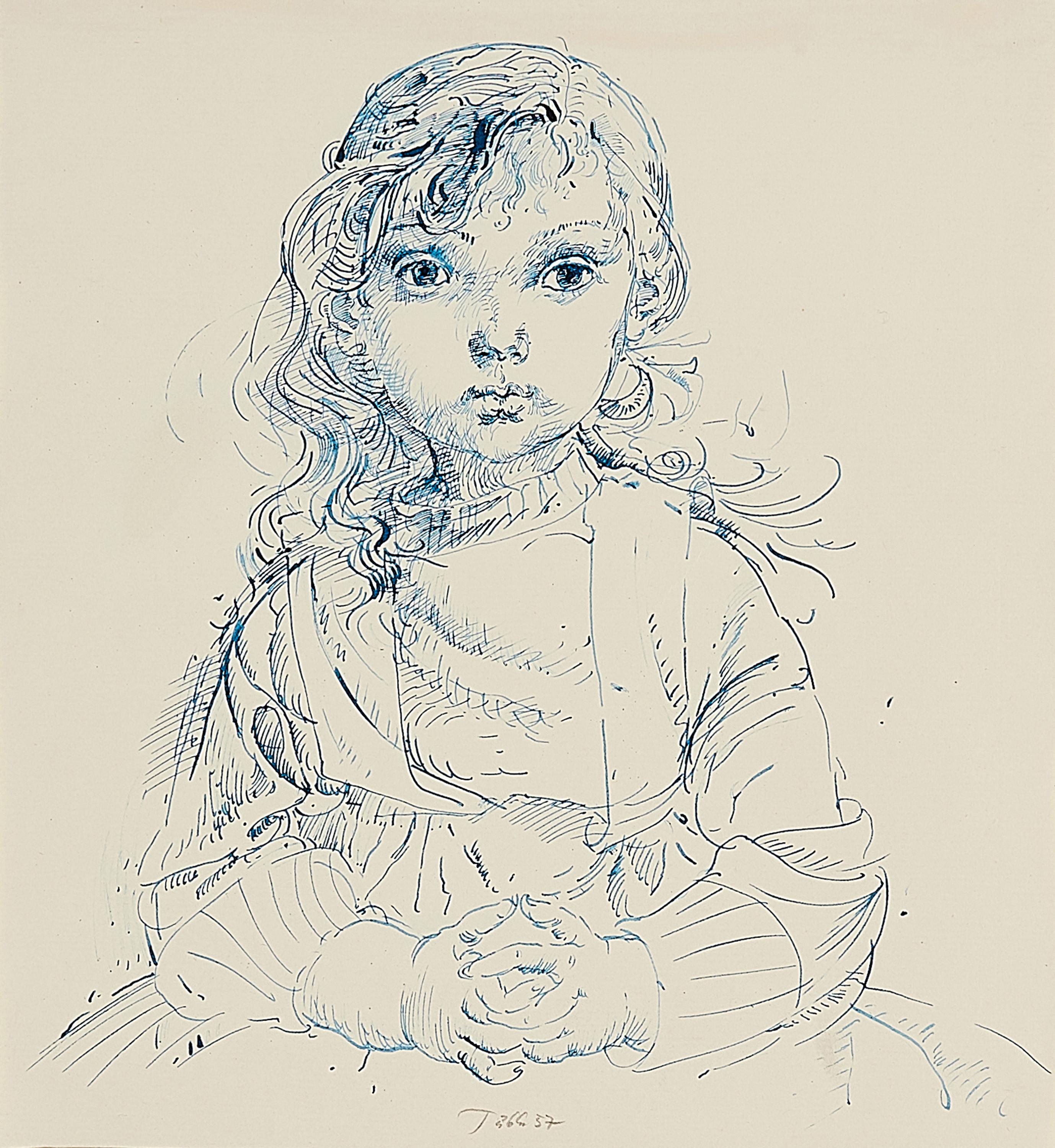 Werner Tübke - Bildnis Claudia