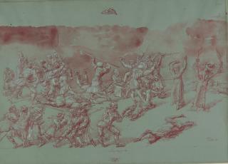 Werner Tübke - „Bürgerkrieger“ (Studie für das Bauernkriegspanorama).f