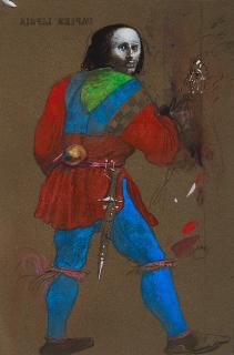 Werner Tübke - Ein Bauer versucht den Erzengel Gabriel zu zeichnen