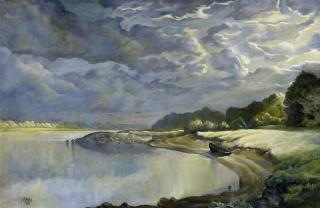 Werner Tübke - Gewitter über Frose