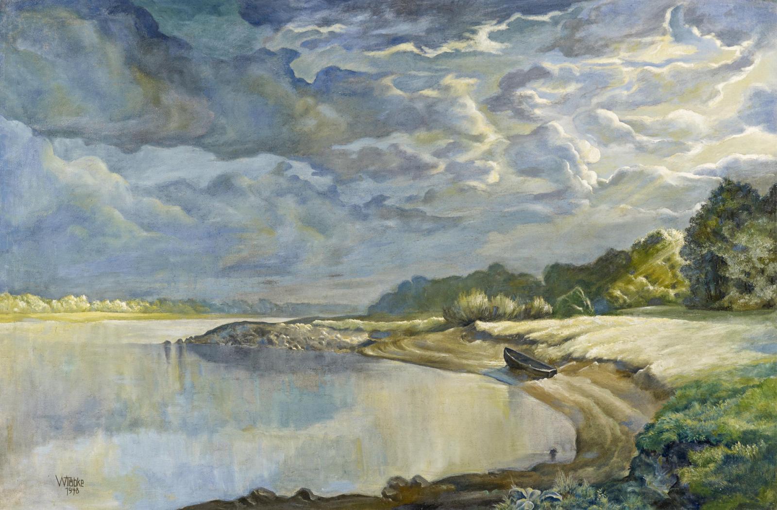 Werner Tübke - Gewitterstimmung bei Frose