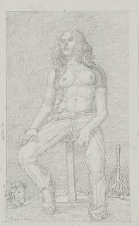 Werner Tübke - Junges Mädchen.