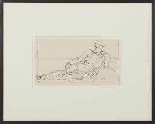 Werner Tübke - Liegender weiblicher Akt