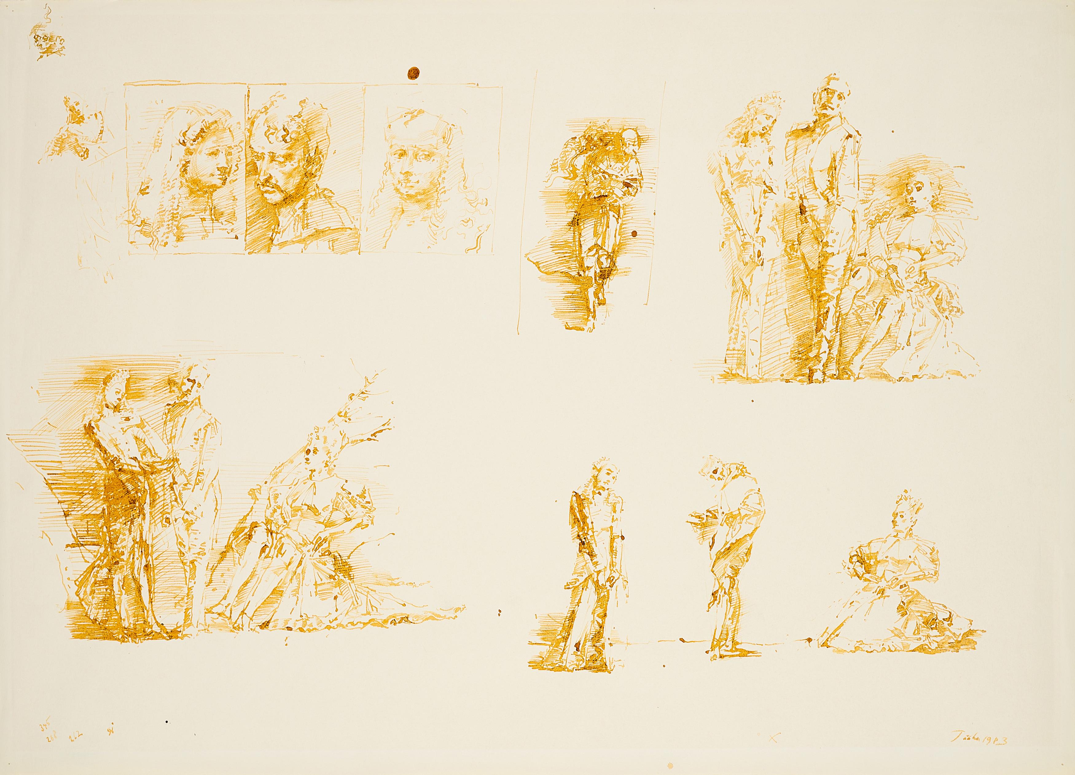 Werner Tübke - Ohne Titel.