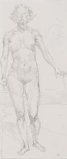 Werner Tübke - Stehende Angelika