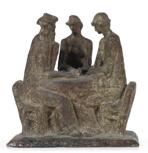 Wessel Couzijn - Cafe scene - cardplayers