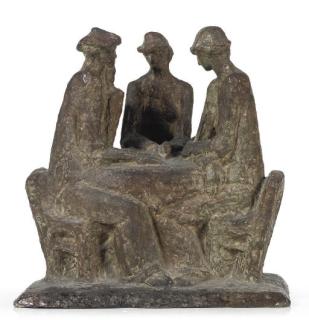 Wessel Couzijn - Cafe scene - cardplayers