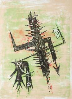 Wifredo Lam - Acide doux (Aus: Hommage à Picasso).