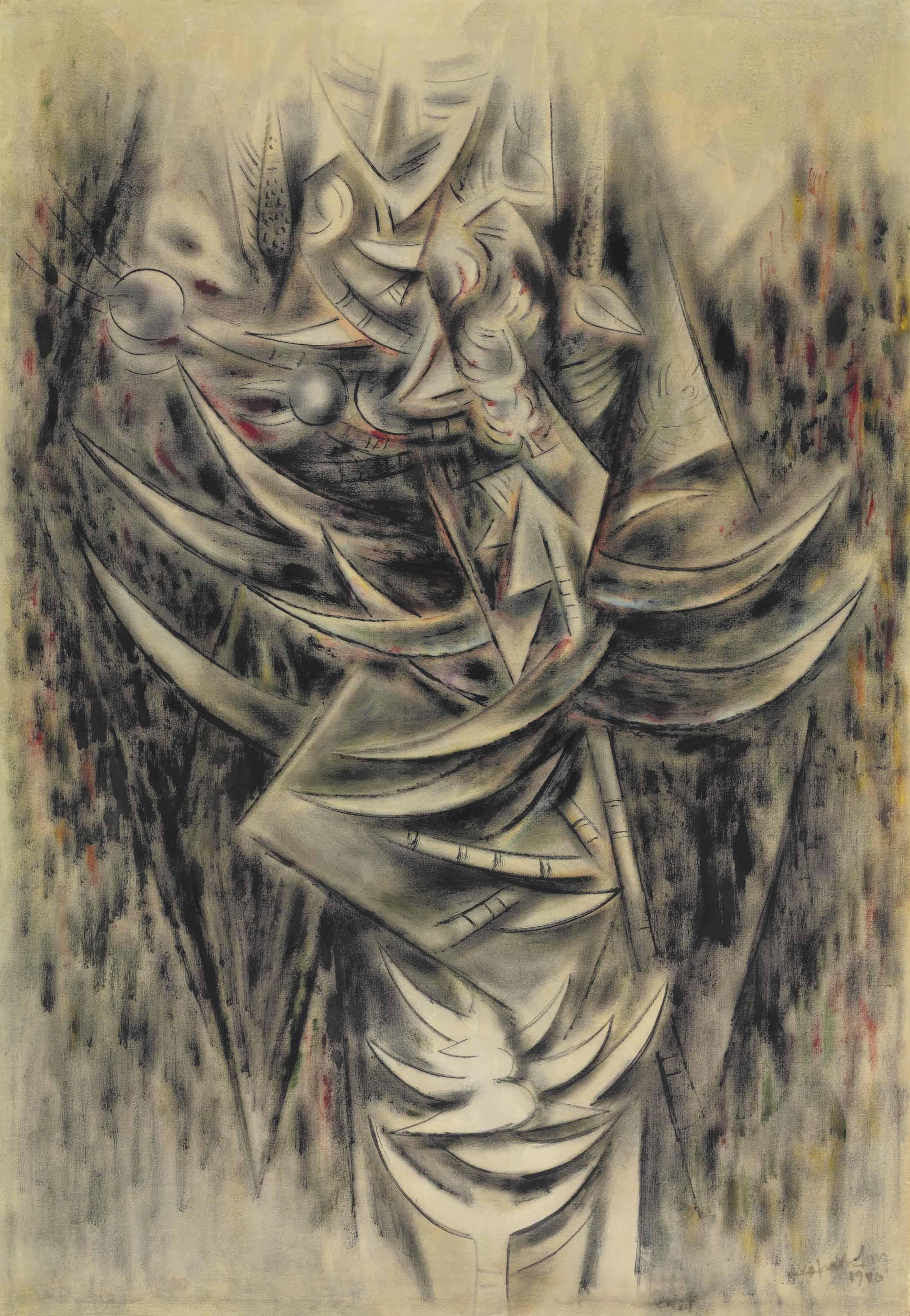 Wifredo Lam - Chant de la forêt