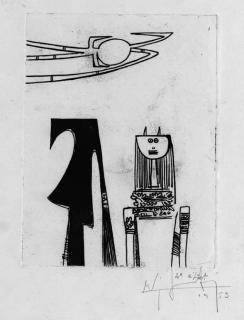 Wifredo Lam - [Composition with Figure] (not in Gravelines)