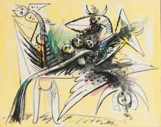 Wifredo Lam - Des Mêmes Racines (Cheval Bon Dieu)