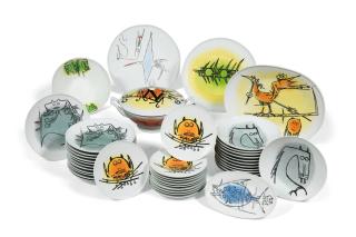 Wifredo Lam - Dinner Service Set  [Service De Table]