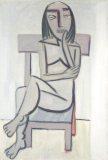Wifredo Lam - Femme assise