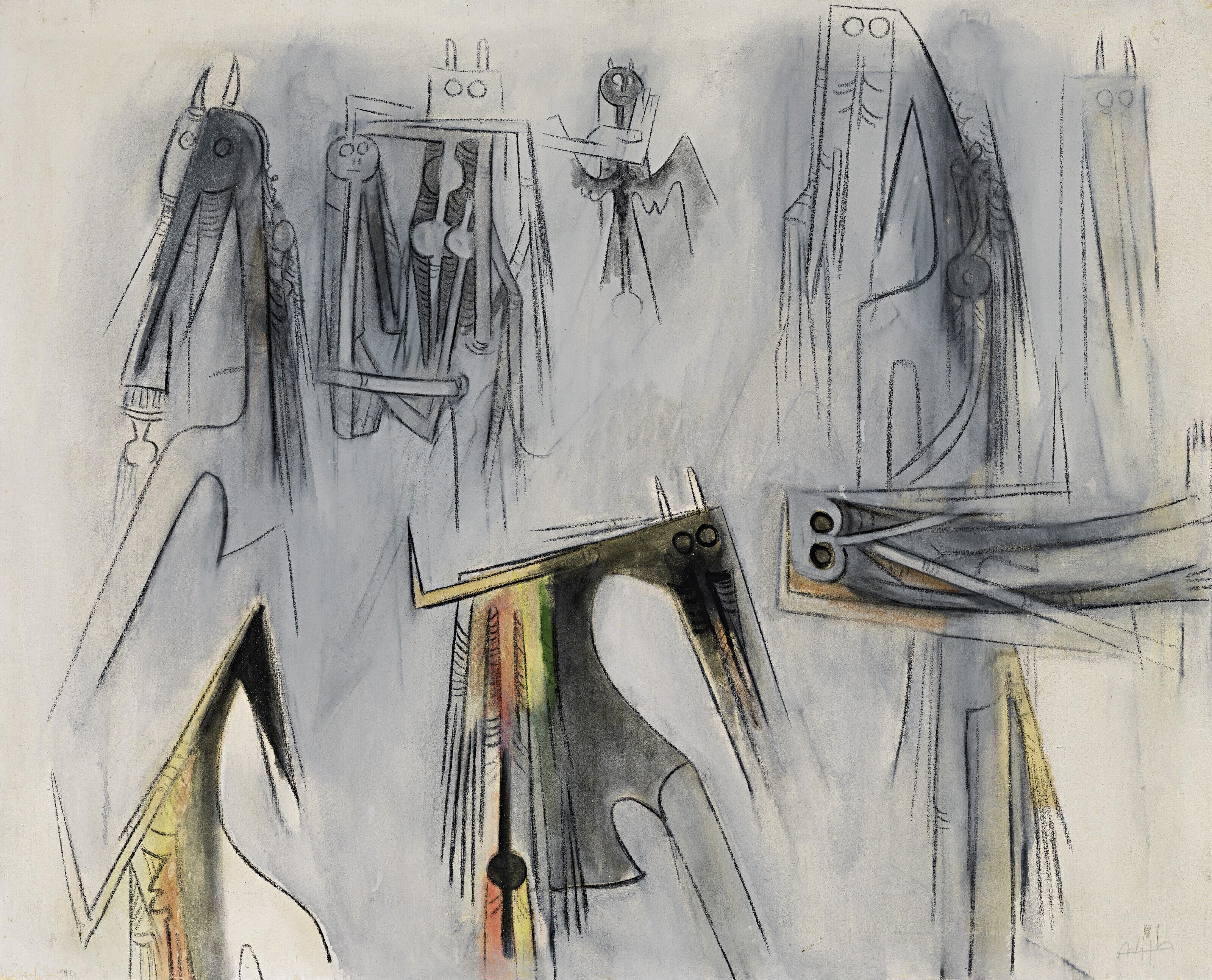 Wifredo Lam - La réunion III