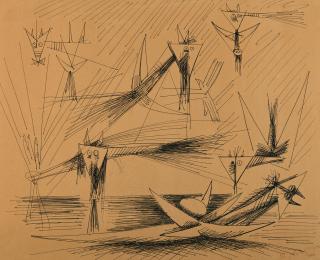 Wifredo Lam - L’Œuf d’Æpiornis