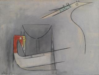Wifredo Lam - Personnage Et Oiseaux