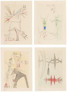 Wifredo Lam - René Char, Le Rempart De Brindilles, Louis Broder, Paris, 1953
