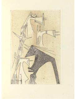 Wifredo Lam - René Char, Le rempart de brindilles, Louis Broder, Paris, 1953