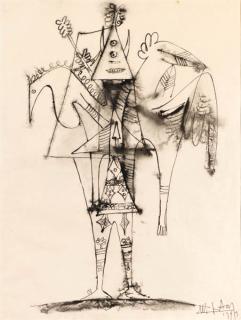 Wifredo Lam - Sans titre (Marchand des oiseaux)
