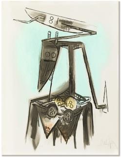 Wifredo Lam - Taureau-Trois-Graines S\'Est Laissé