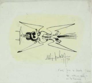 Wifredo Lam - Untitled, 1947