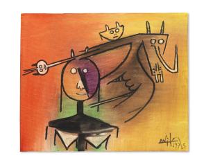 Wifredo Lam - Untitled, 1975
