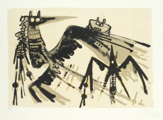 Wifredo Lam - Untitled (6642) (Tonneau-Ryckelynck & Dolega-Ritter 204)