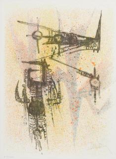 Wifredo Lam - Untitled, from Flight portfolio
