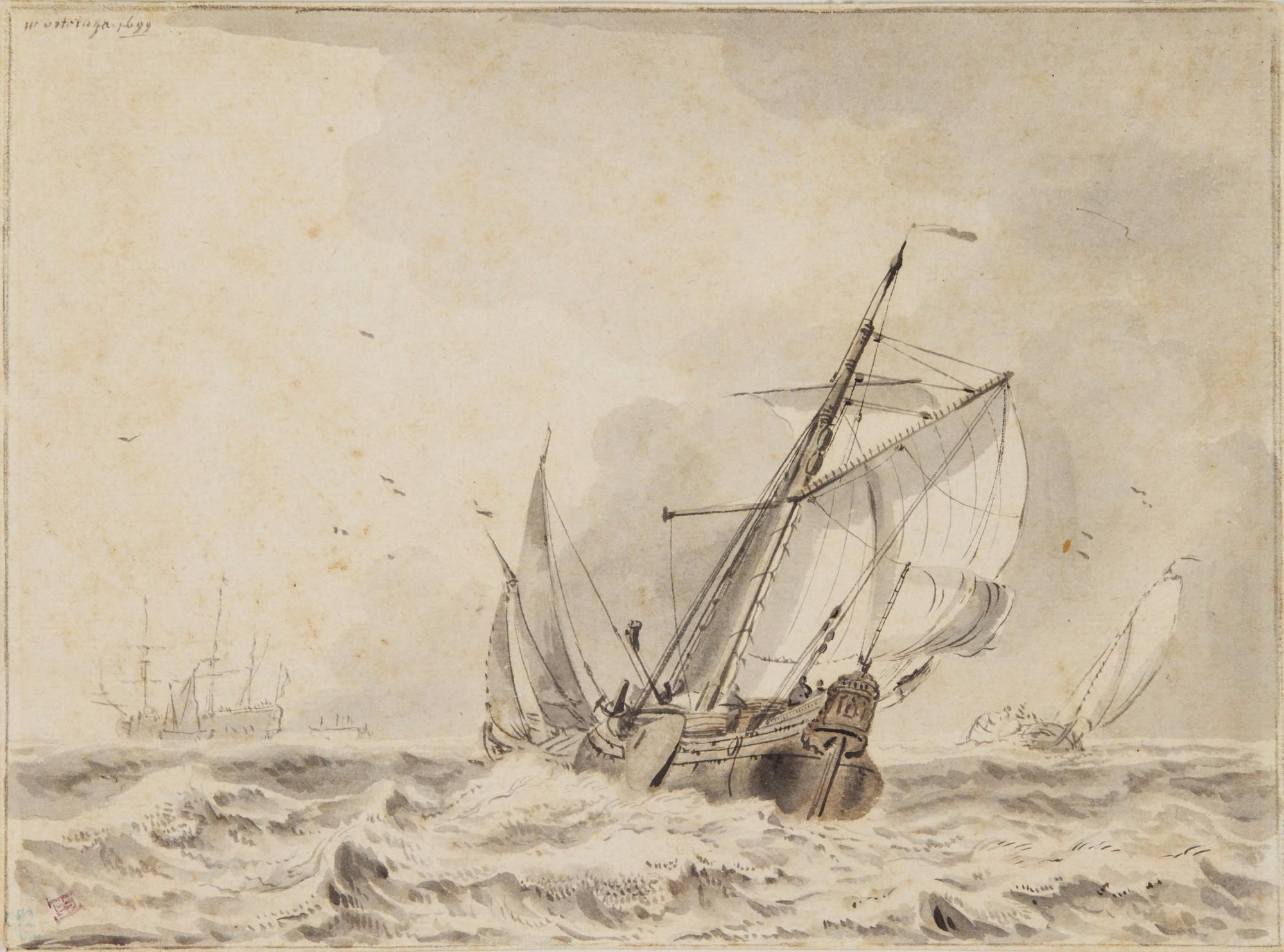 Wigerus Vitringa - Vessels On A Choppy Sea