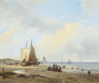 Wijnandus Johannes Josephus Nuyen - Activities on a sunlit beach