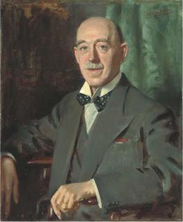 Wilfred Gabriel de Glehn, R.A. - Portrait of A Gentleman
