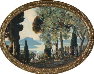 Wilfred Gabriel De Glehn, R.A. - San Vigilio, Italy