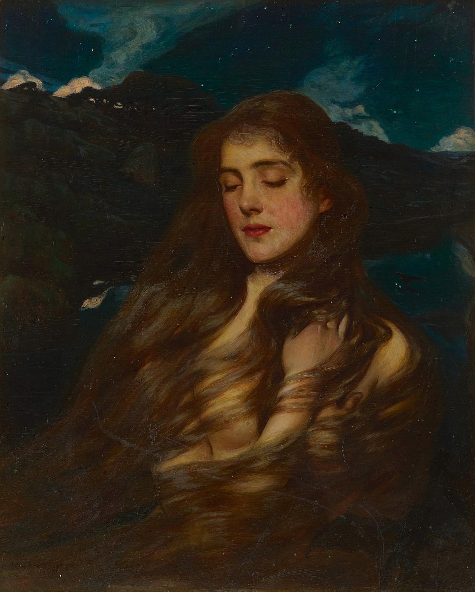 Wilfred Gabriel De Glehn, R.A. - The Coming Of Night