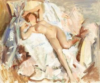 Wilfred Gabriel De Glehn - Study for Jewels